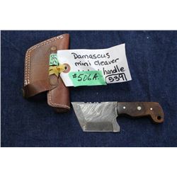 Damascus Mini-Cleaver