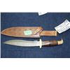 Image 1 : Damascus Bowie Knife