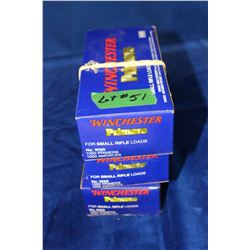 Winchester Small Rifle Primers - 3 Boxes