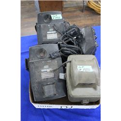 Box of Wildlife Cameras & Battery Box