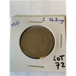 1961 Great Britain 2 Shillings