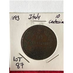 1893 Italian States 10 Cents