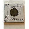 1947 Spanish Una Peseta Extra Fine KM 775