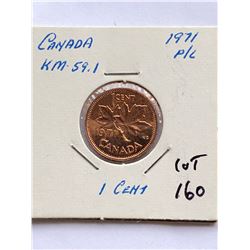 1971 Canada 1 Cent PROOF LIKE High Grade Coin