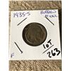 Image 1 : 1935 S Buffalo Nickel Horn Fine Grade Nice Early US Coin