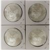Image 2 : FOUR AMERICAN SILVER EAGLES: GEM BU: