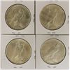 Image 2 : FOUR 1922 PEACE DOLLARS