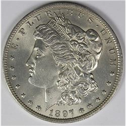 1897-O MORGAN DOLLAR BGC GRADED GEM BU!
