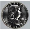 Image 1 : 1951 FRANKLIN HALF DOLLAR