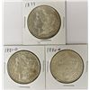 Image 1 : (3) MORGAN SILVER DOLLARS