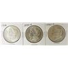 Image 1 : (3) MORGAN SILVER DOLLARS