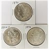 Image 1 : (3) MORGAN SILVER DOLLARS