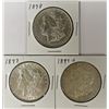 Image 1 : (3) MORGAN SILVER DOLLARS