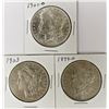 Image 1 : (3) MORGAN SILVER DOLLARS