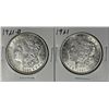 Image 1 : (2) MORGAN SILVER DOLLARS