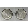 Image 2 : (2) MORGAN SILVER DOLLARS