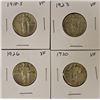 Image 1 : (4) STANDING LIBERTY QUARTERS