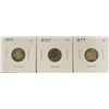 Image 1 : (3) BUST DIMES