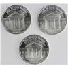 Image 2 : 3-- 1 OZ DONALD TRUMP SILVER ROUNDS