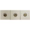 Image 2 : (3) THREE CENT SILVERS