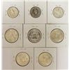 Image 2 : 3 WASHINGTON QUARTES AND 5 FRANKLIN HALVES