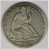 Image 1 : 1861-S SEATED HALF DOLLAR