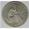 Image 1 : 1868-S SEATED HALF DOLLAR