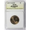 Image 3 : 2007 JOHN ADAMS MINT ERROR DOLLAR