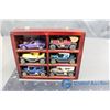 Image 1 : (6) Vintage Toy Cars w/Wooden Display Case