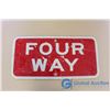 Image 1 : Four Way Sign