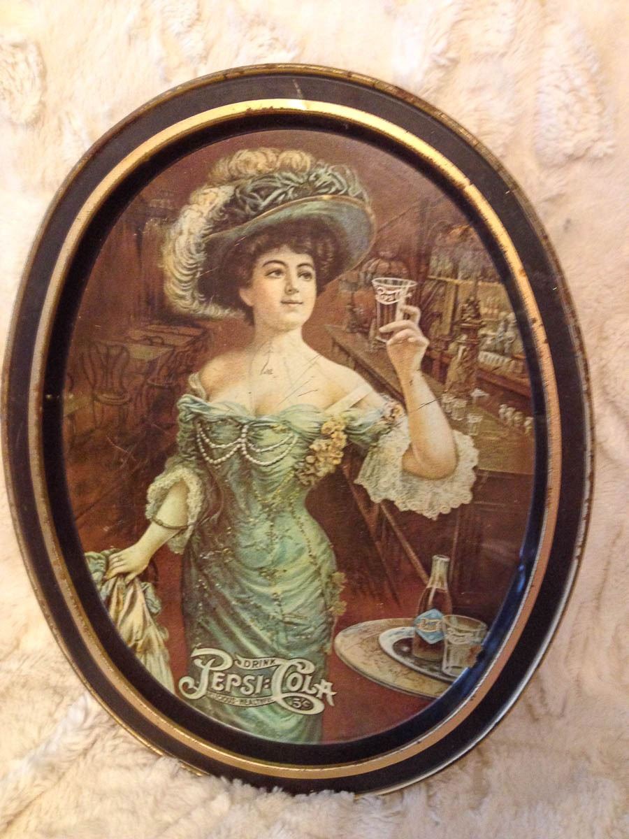 Pepsi Gibson Girl Tray