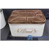 Image 4 : Tin Bread Box and Canister Set