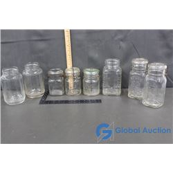 (8) Glass Jars