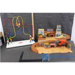 Hot Wheel City Car Ramp & Preston Bumble Beads