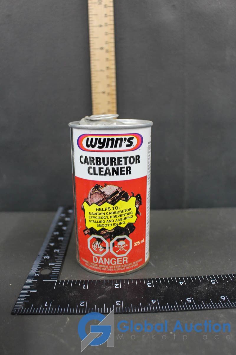 Motomaster Oil Tin; Royalite BBQ Starting Fluid Tin; Wynn's Carburetor