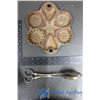 Image 1 : Cast Iron Baking Mold; Ice Tongs