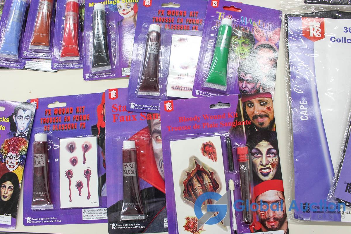 Unused Halloween Masks, Costumes, Makeup, & Accessories