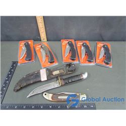 (5) New Pocket Knives and Related