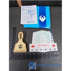 Morco Petro Canada Keyminder and Memo Unused (with box) and Castrol Scrapper