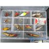 Image 4 : Metal and Plastic Case of Fishing Tackle