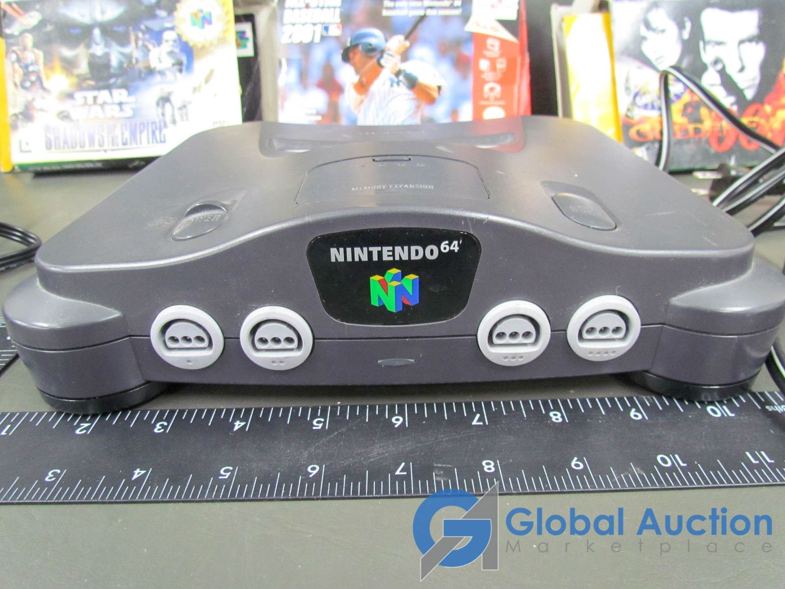 Nintendo 64, 2 Controllers & 3 Games (In Original Boxes) nintendo 64 with 2 controllers