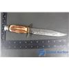 Image 2 : Bone Handled Bowie Knife & Skinning Knife