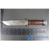 Image 4 : Bone Handled Bowie Knife & Skinning Knife