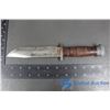 Image 5 : Bone Handled Bowie Knife & Skinning Knife