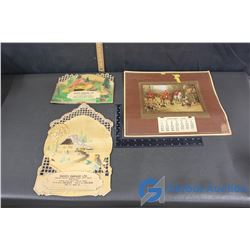 Dave's Garage Ltd. Calendar Blanks & Davies Dental Laboratory Calendar from 1940