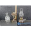 Image 1 : Large Finger Lamp & Extra Glass Base & Shade
