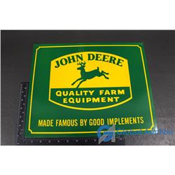 John Deere Reproduction Tin Sign