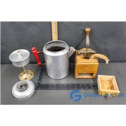 Coffee Pot & Coffee Grinder