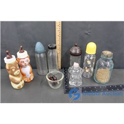 Antique Vintage Baby Bottle Collection