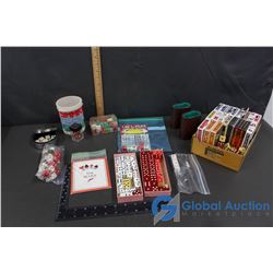 Dice Collection & Boxes of Cards